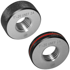 Thread ring gauge GO or NO-GO 2A 1 3/16''-18 UNEF