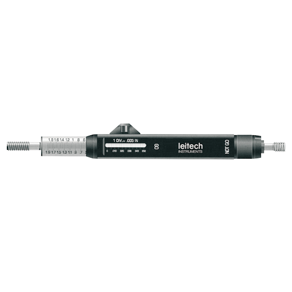 Leitech thread plug gauge with depth measurement M 12 x 1 U1208210