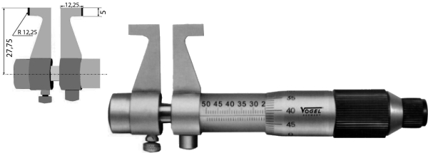 Internal micrometer 50 - 75 mm V231613
