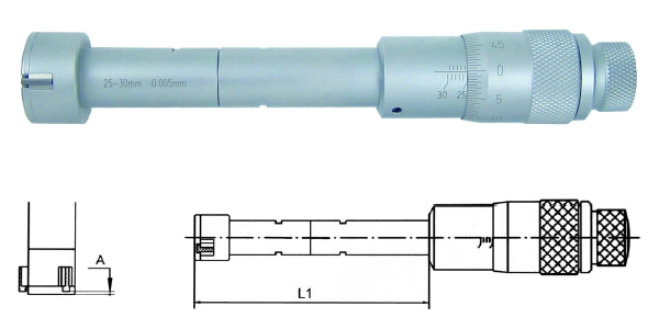 3 - Point internal micrometer 16 - 20 mm