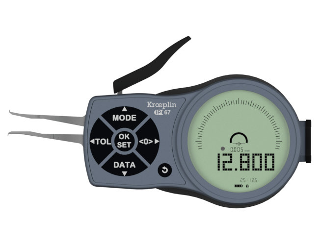 Internal Dial Caliper Gauge, digital Kroeplin L102 2,5 mm - 12,5 mm KL102