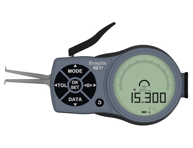Internal Dial Caliper Gauge, digital Kroeplin L105 5 mm - 15 mm KL105
