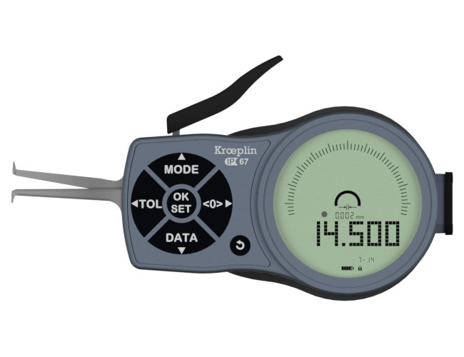 Internal Dial Gauge, 3-point measurement Kroeplin L107P3 7 mm - 14 mm KL107P3