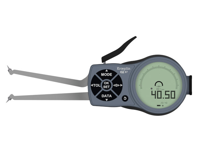 Electronic internal measuring gauge with conus, Kroeplin L2G20 20 mm - 40 mm KL2G20