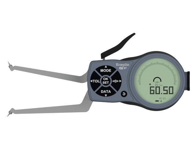 Electronic internal measuring gauge with conus, Kroeplin L2G40 40 mm - 60 mm KL2G40