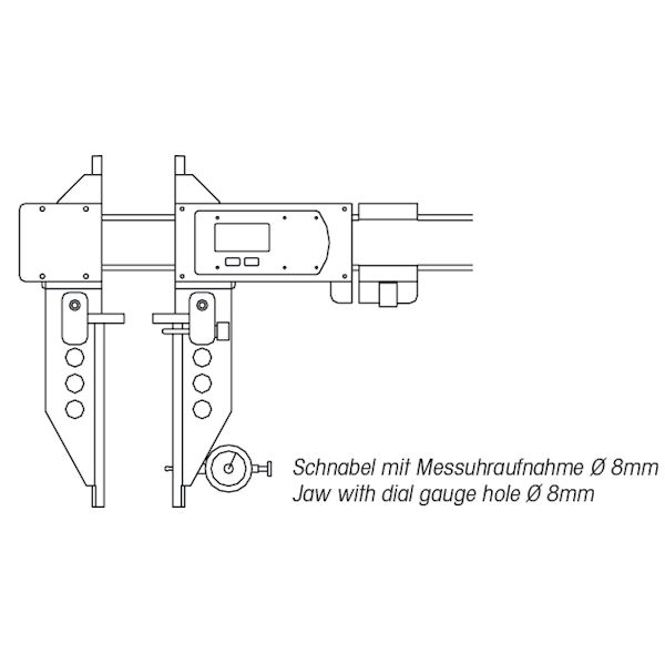 Jaw for dial gauges 300 mm U1851756