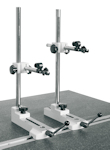 Measuring stand with T-nut, movable 200 mm / 200 mm
