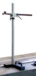 Measuring stand heavy duty, with steel base 500 mm / 300 mm