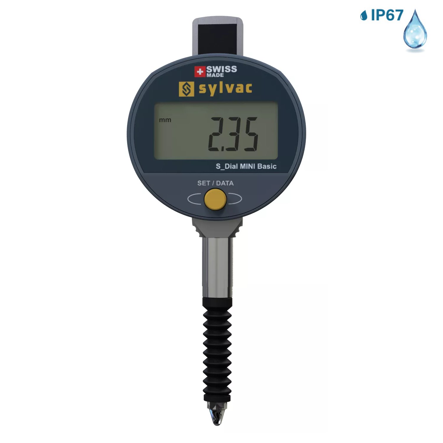 Digital Dial Indicator Sylvac S_Dial MINI Smart P Basic 0 - 12,5 mm SY2111-1054