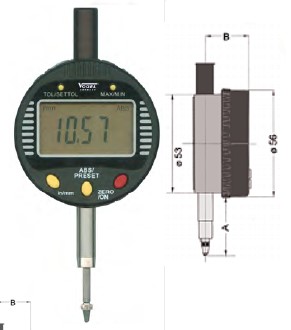 Electr. Dial Indicator 0 - 12,7 mm 0 - 12,7 mm V242060