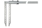 Large vernier caliper without points, long jaws 800mm x 400mm