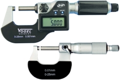 Outside Micrometer digital and analogous in different versions.