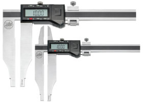 Digital calipers in standard design with measuring ranges up to 1000 mm.