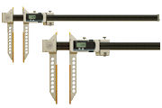 Digital calipers with measuring ranges from 3500 mm to 5000 mm.  Digital Precision Caliper with Sylvac system, Opto data output and TIN coated measuring surfaces. Lightweight: bar made of carbon. Length of jaws up to 500 mm. IP54 protection class.