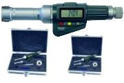 3-point internal micrometers bore micrometer digital, ranges from 6 to 100 mm diameter, single bore micrometers and micrometer sets