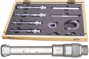 3-point internal micrometers bore micrometer analog, ranges from 6 to 100 mm diameter, single bore micrometers and micrometer sets